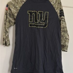 Camouflage Sleeve NY Logo Shirt